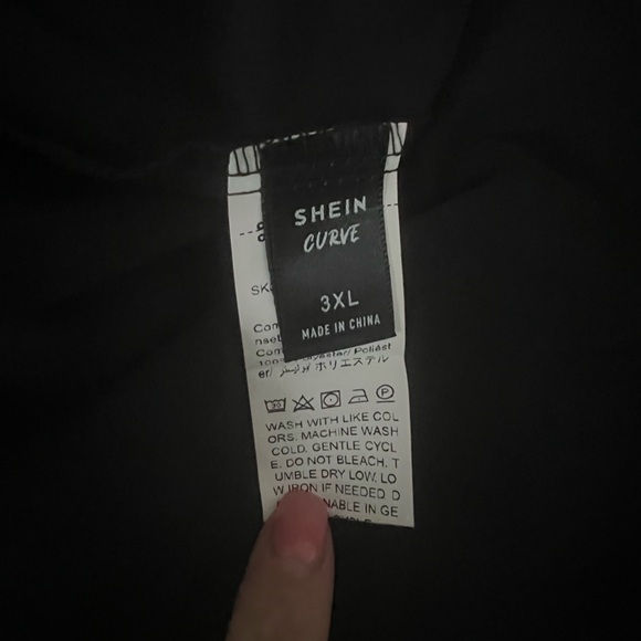 BNIB SHEIN Overlap Collar Butterfly Sleeve Wide Leg Jumpsuit, Size 3XL (18) - Picture 6 of 8